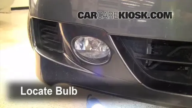 2008 Acura TSX 2.4L 4 Cyl. Éclairage Feu antibrouillard (remplacer l'ampoule)